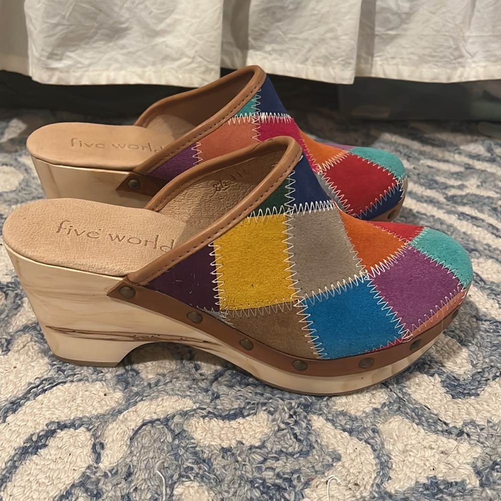 NEW Cordani Patchwork Clogs - Picture 7 of 11